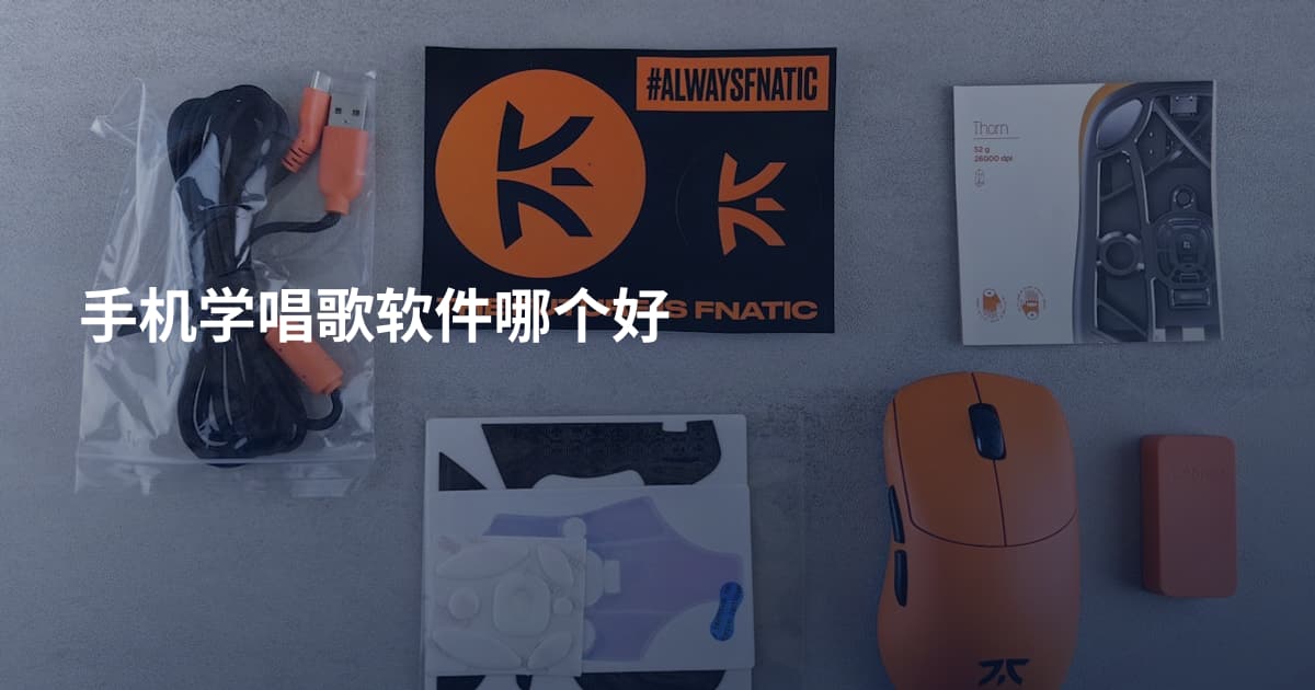 手机学唱歌软件哪个好