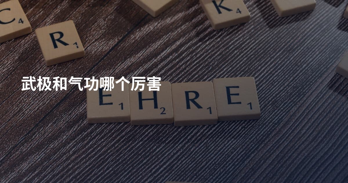 武极和气功哪个厉害
