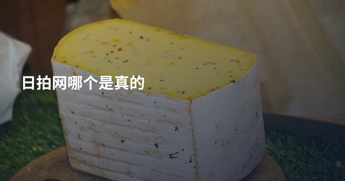 日拍网哪个是真的