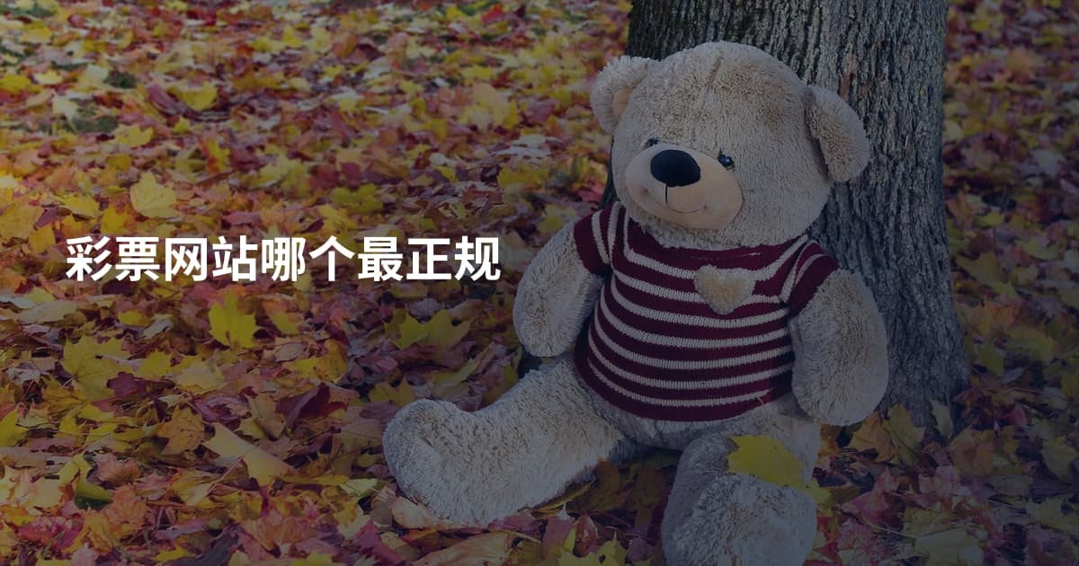 彩票网站哪个最正规