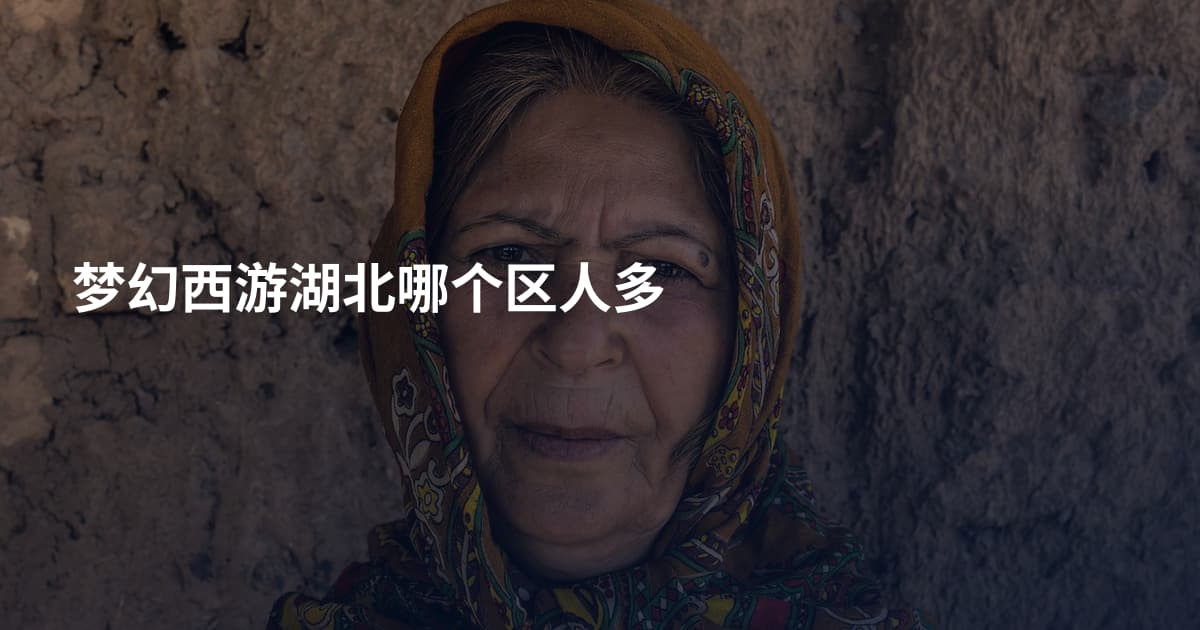 梦幻西游湖北哪个区人多