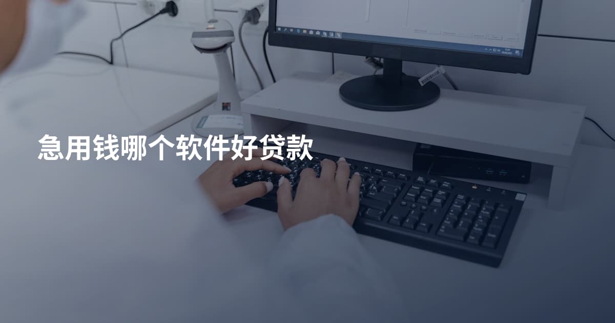 急用钱哪个软件好贷款