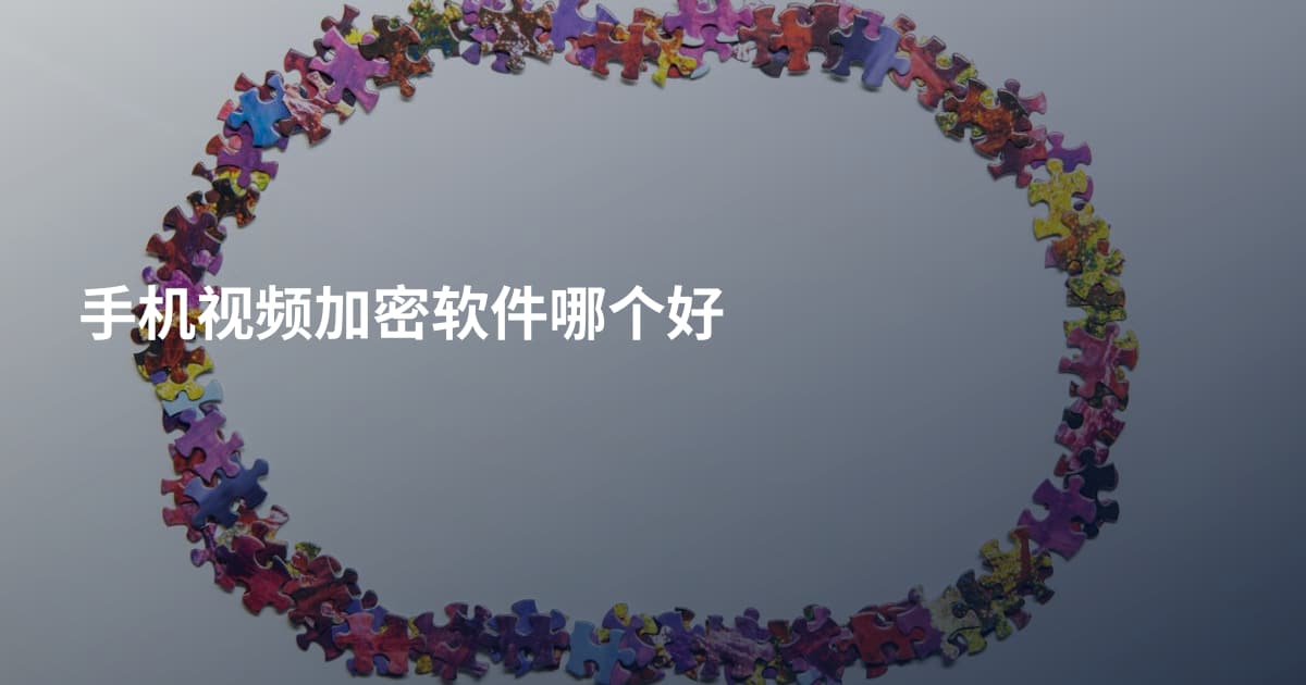 手机视频加密软件哪个好