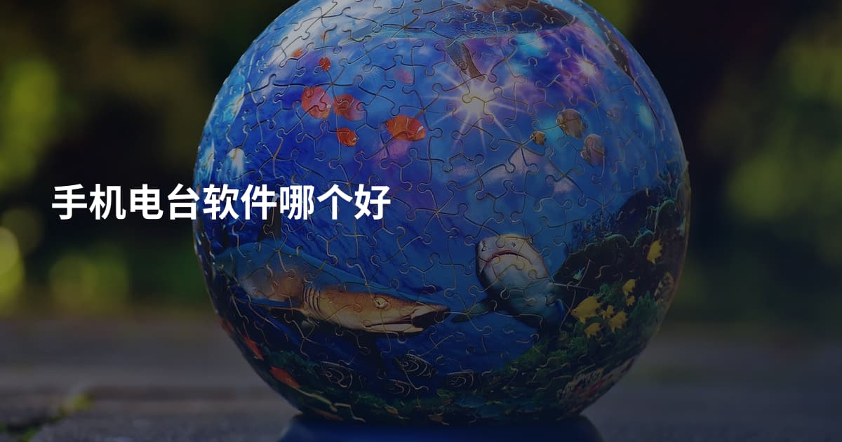 手机电台软件哪个好