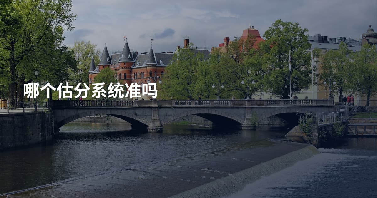 哪个估分系统准吗