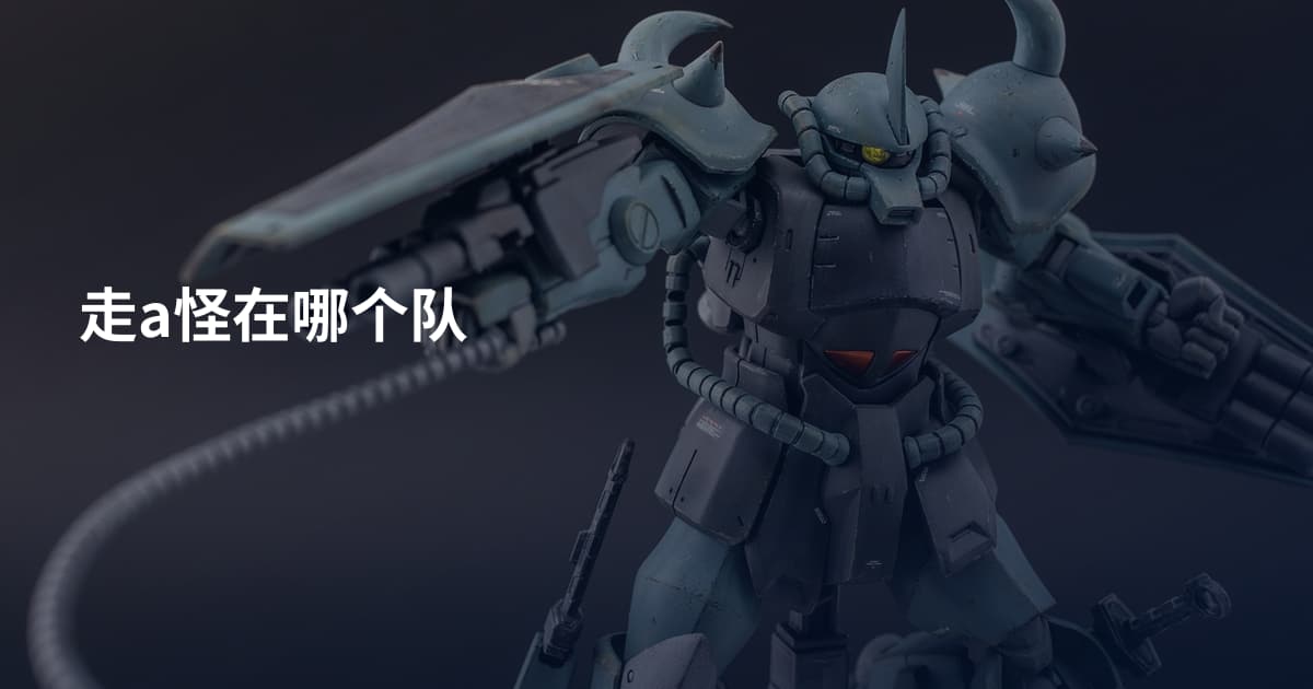 走a怪在哪个队