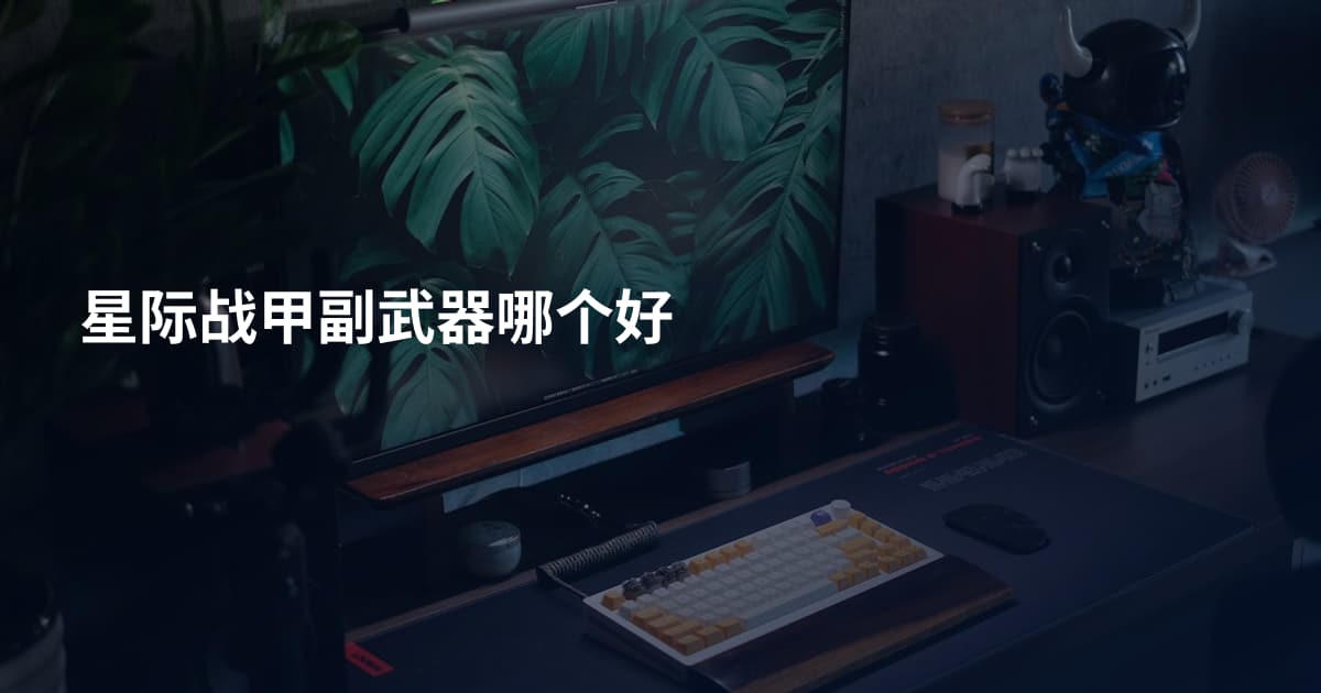 星际战甲副武器哪个好
