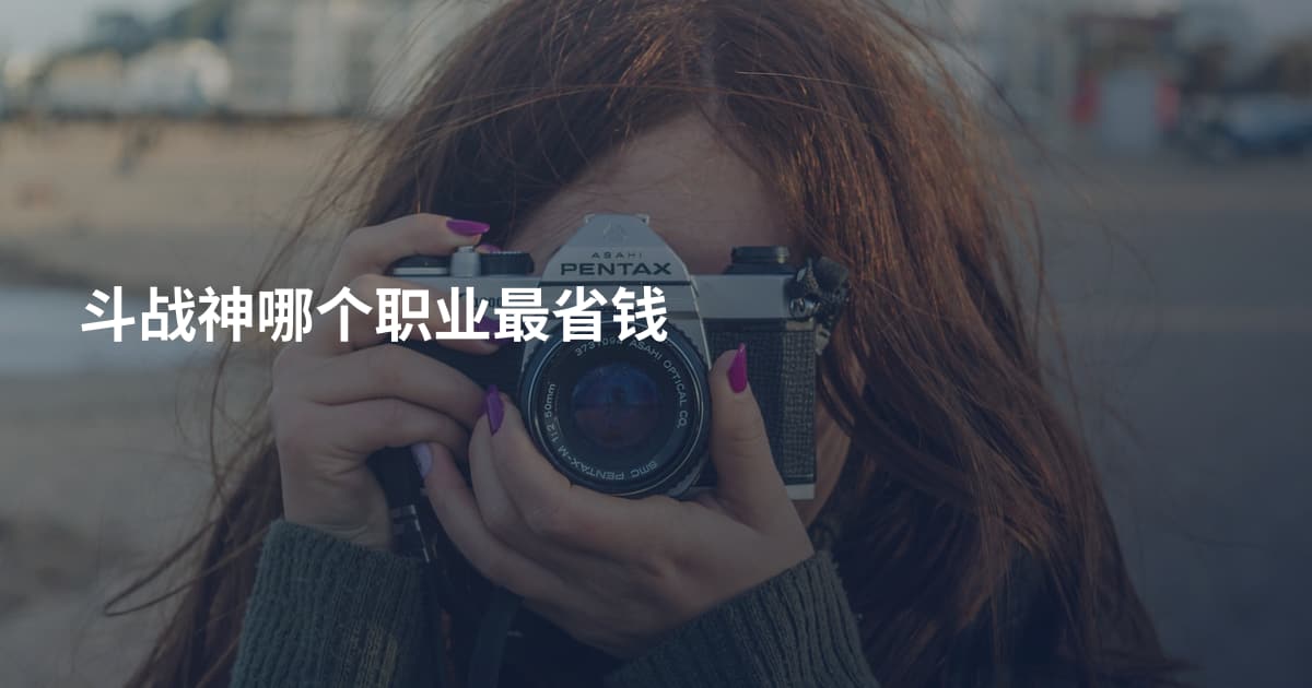斗战神哪个职业最省钱