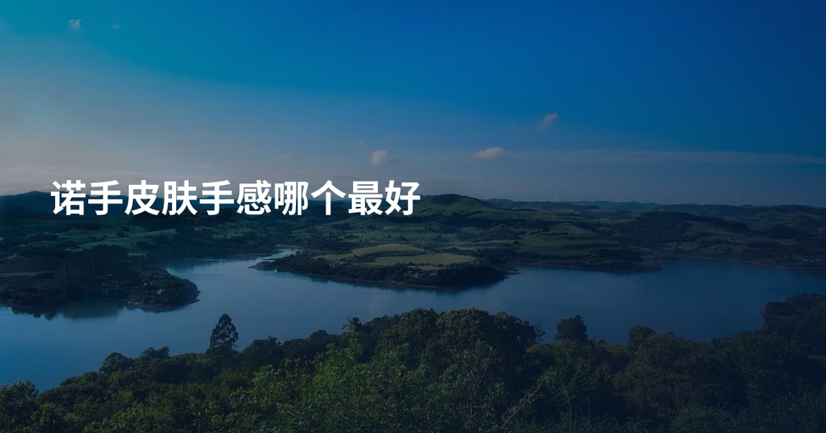 诺手皮肤手感哪个最好