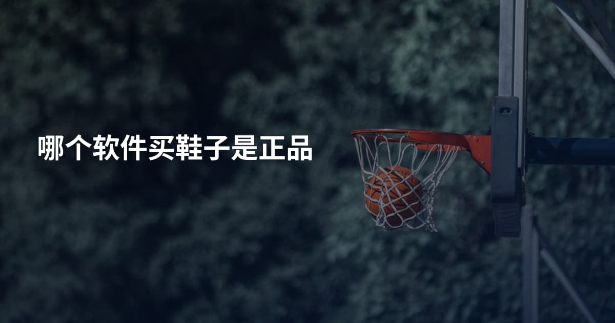 哪个软件买鞋子是正品