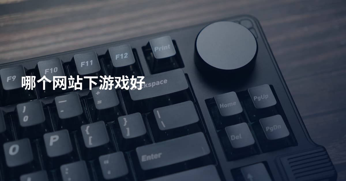 哪个网站下游戏好