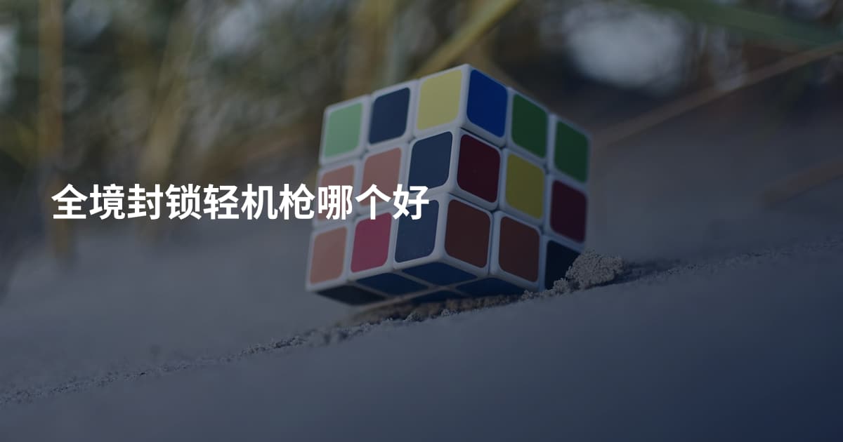 全境封锁轻机枪哪个好