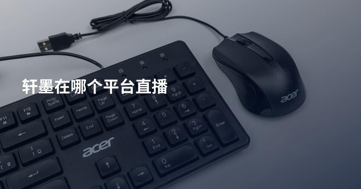 轩墨在哪个平台直播