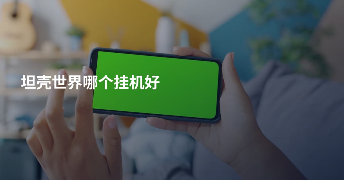 坦壳世界哪个挂机好