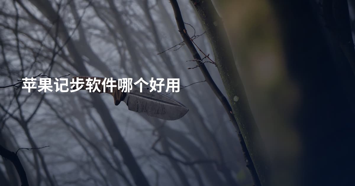 苹果记步软件哪个好用