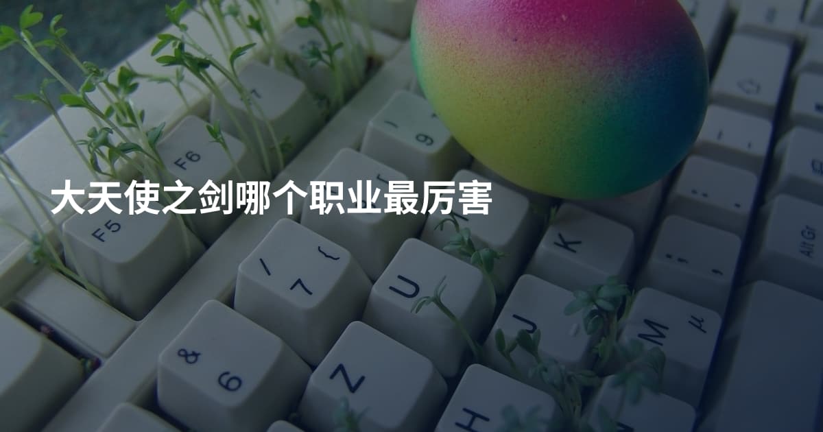 大天使之剑哪个职业最厉害