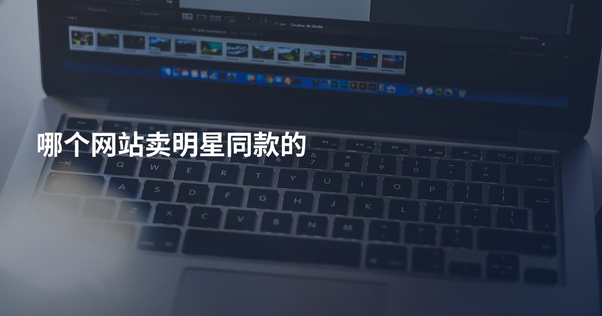 哪个网站卖明星同款的