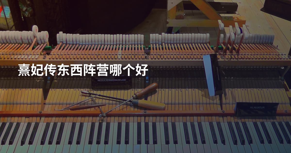 熹妃传东西阵营哪个好