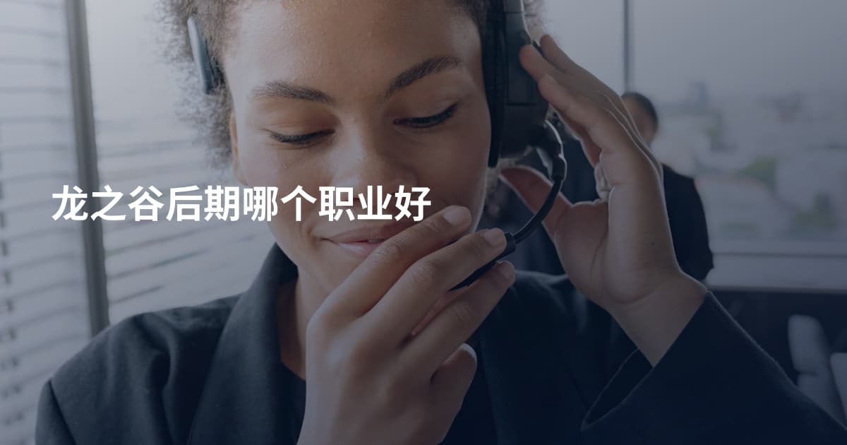 龙之谷后期哪个职业好