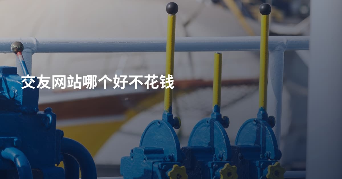 交友网站哪个好不花钱