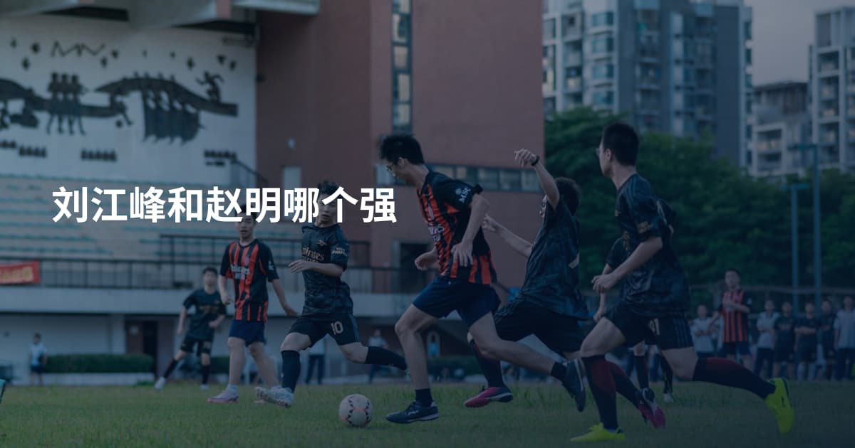 刘江峰和赵明哪个强
