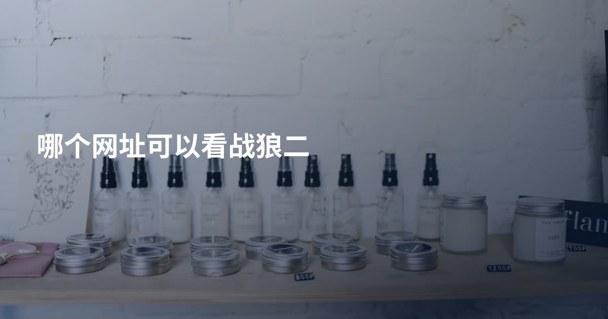 哪个网址可以看战狼二