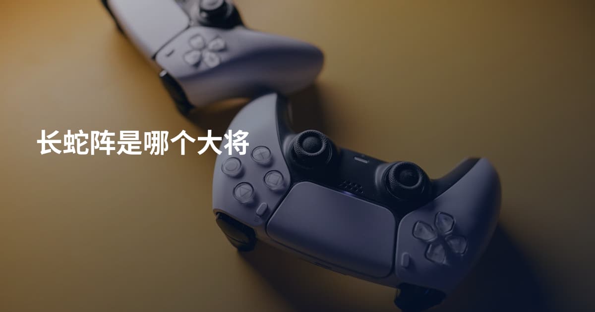 长蛇阵是哪个大将