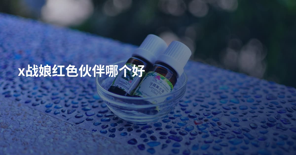 x战娘红色伙伴哪个好
