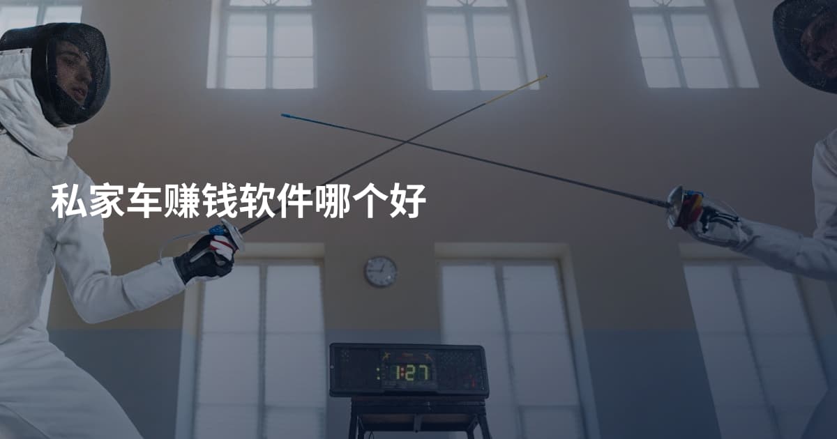 私家车赚钱软件哪个好