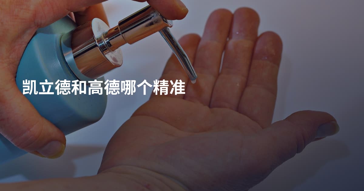凯立德和高德哪个精准