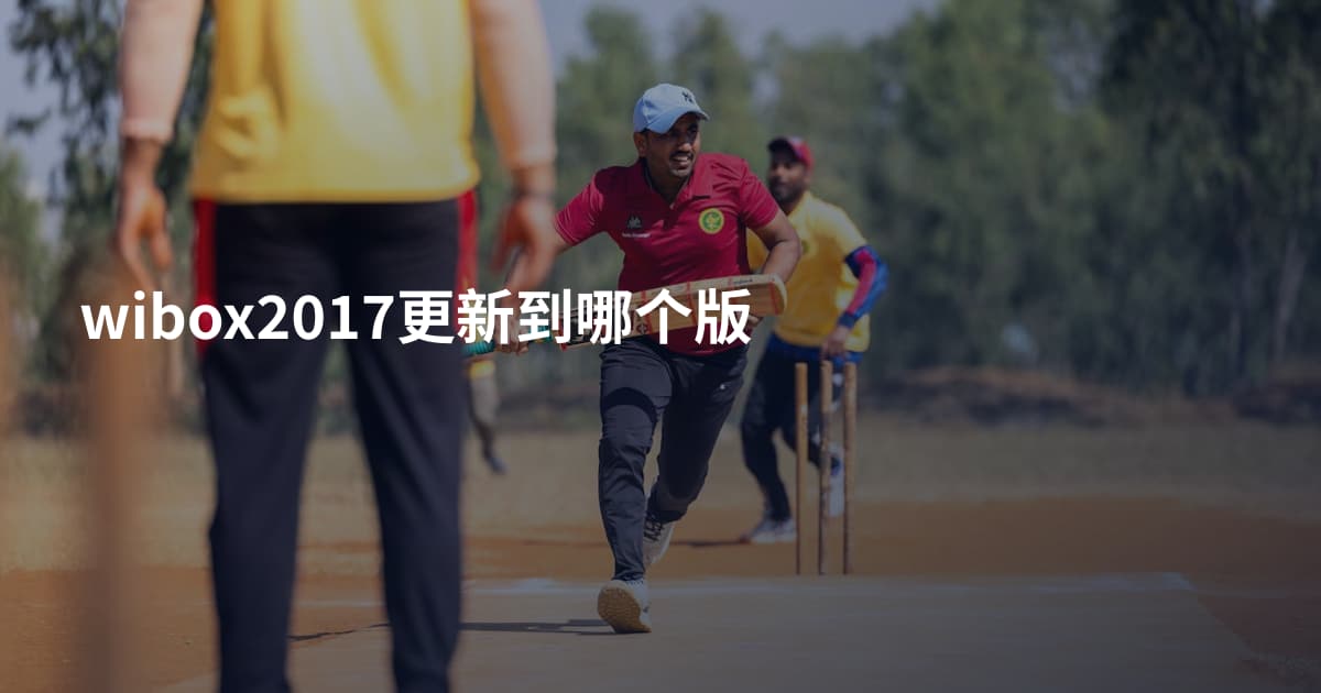 wibox2017更新到哪个版