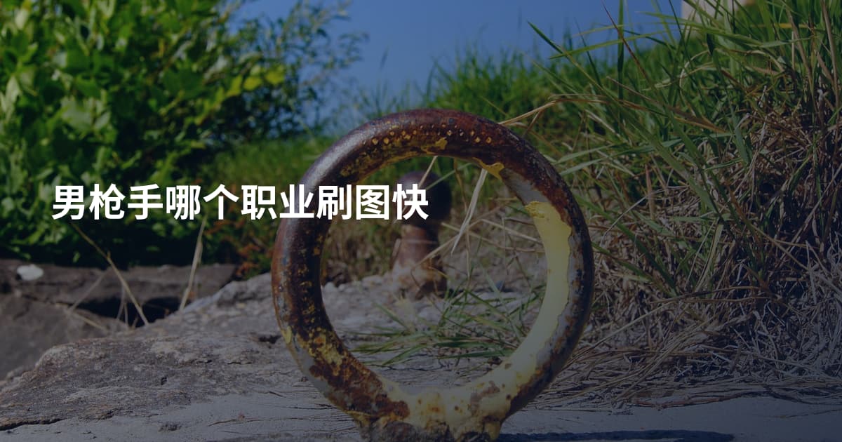 男枪手哪个职业刷图快