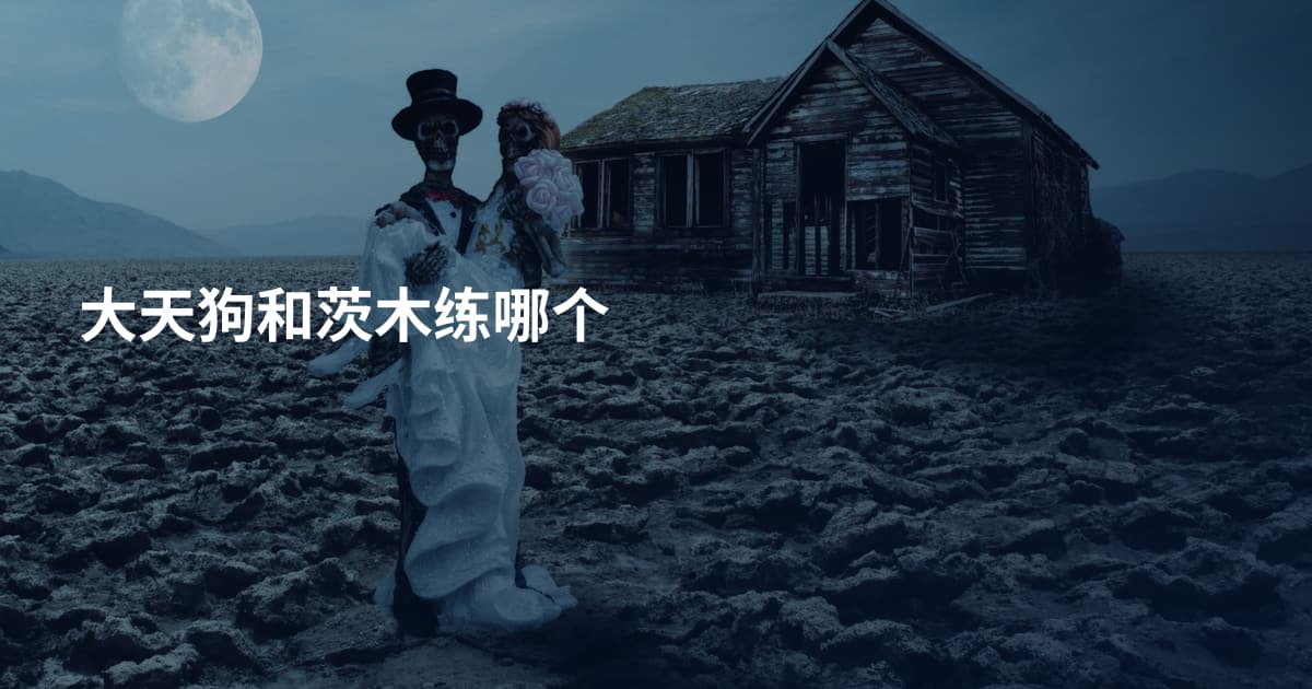 大天狗和茨木练哪个