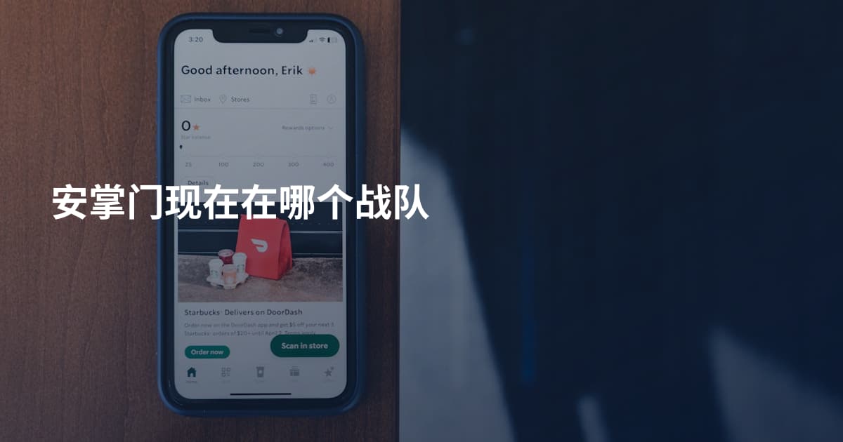 安掌门现在在哪个战队