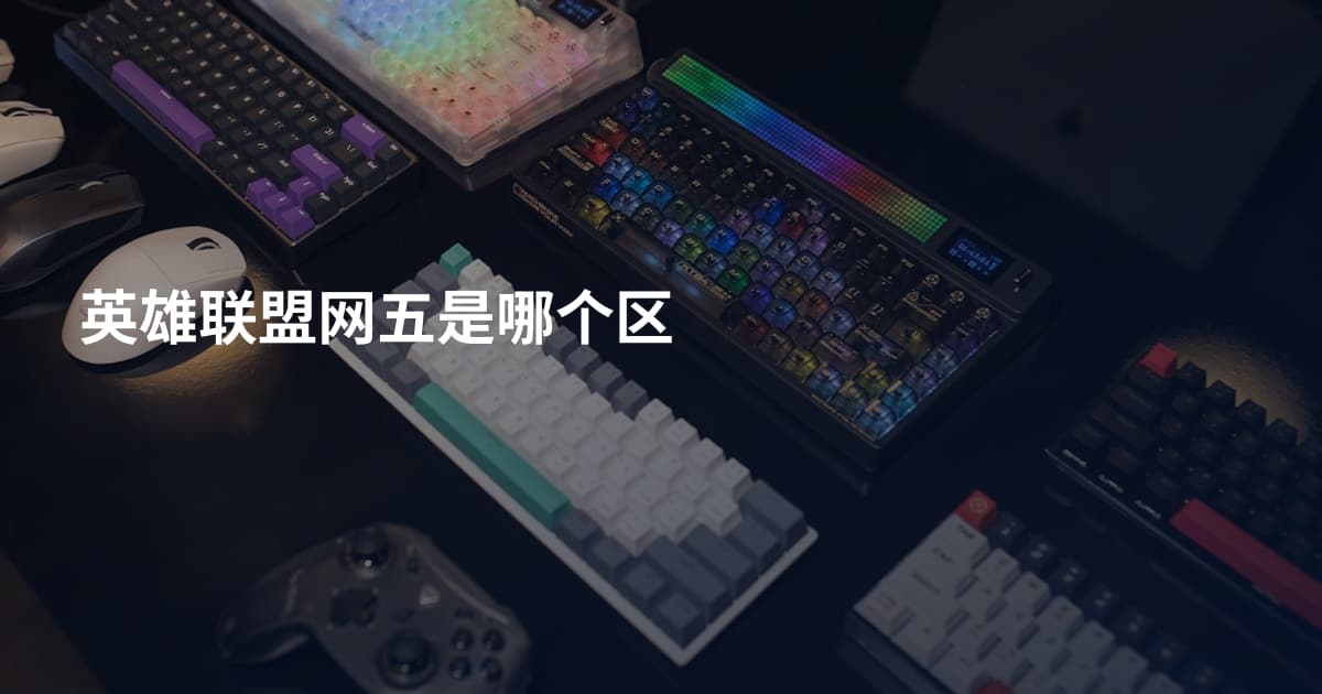 英雄联盟网五是哪个区