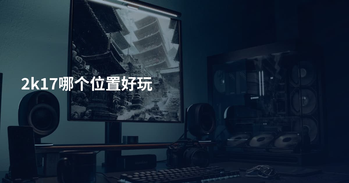 2k17哪个位置好玩