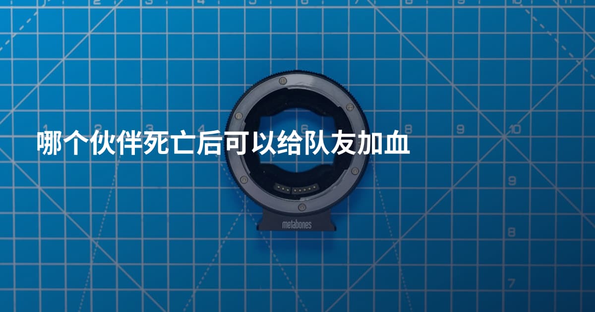 哪个伙伴死亡后可以给队友加血