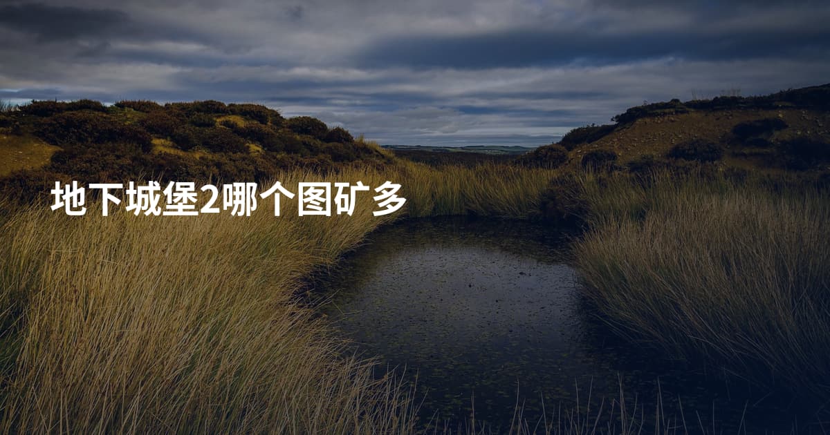 地下城堡2哪个图矿多