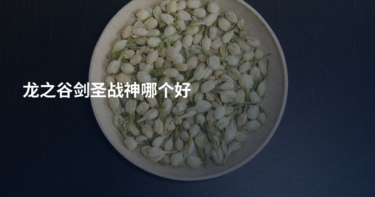 龙之谷剑圣战神哪个好