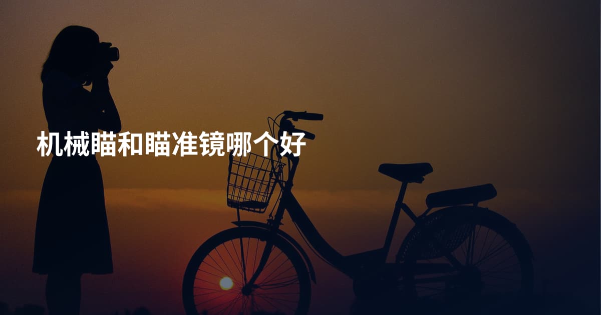 机械瞄和瞄准镜哪个好