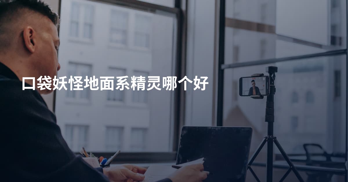 口袋妖怪地面系精灵哪个好