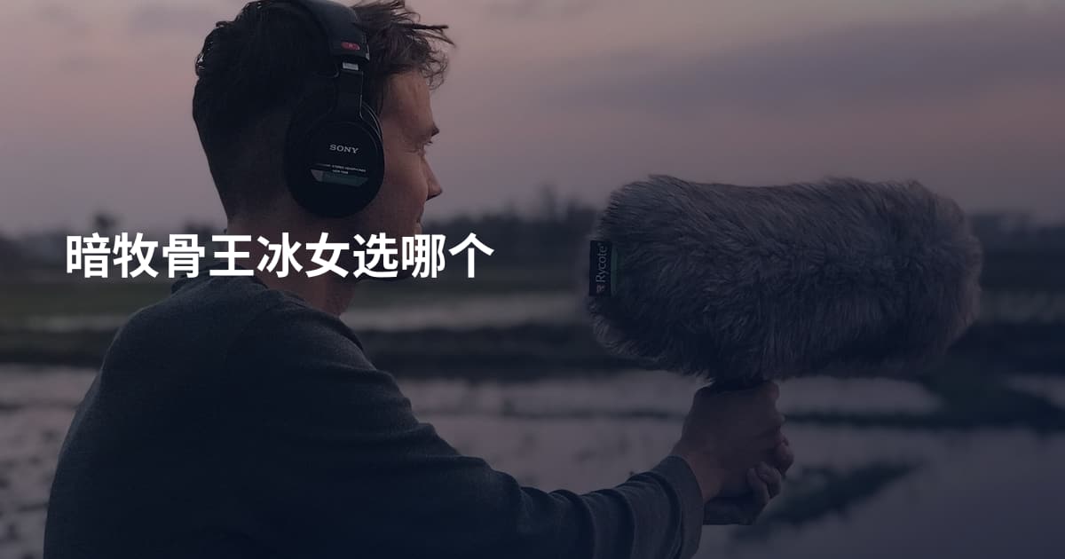 暗牧骨王冰女选哪个