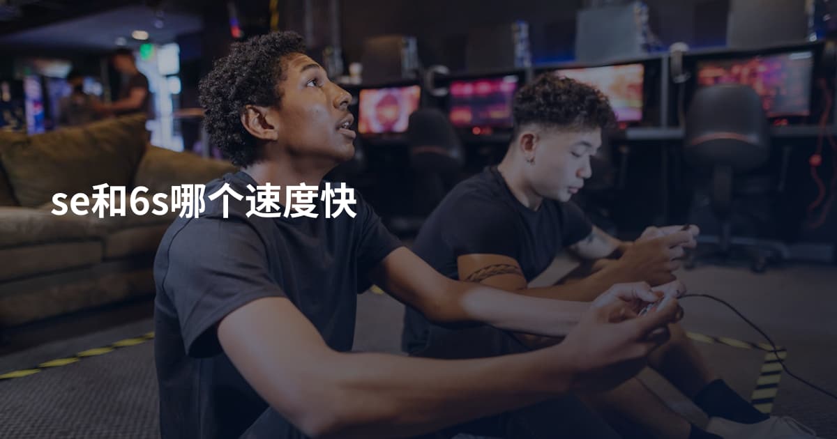 se和6s哪个速度快