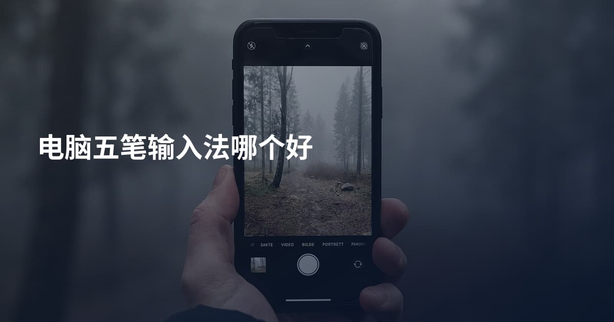 电脑五笔输入法哪个好