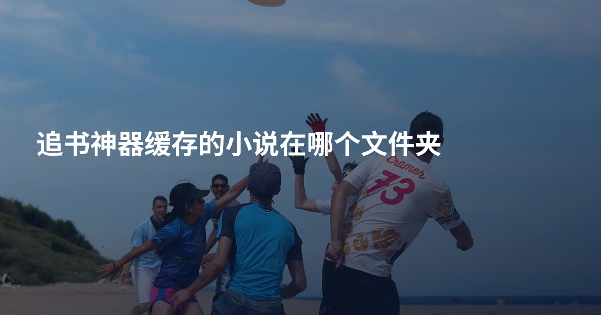 追书神器缓存的小说在哪个文件夹