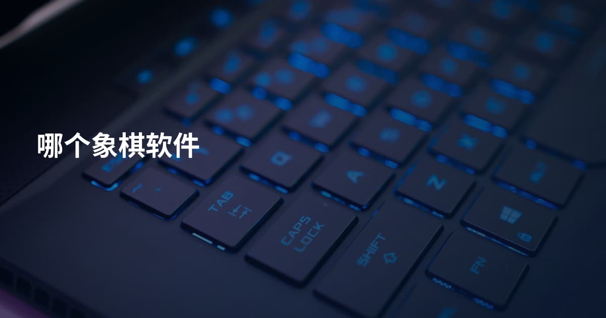 哪个象棋软件