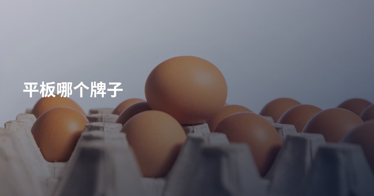 平板哪个牌子