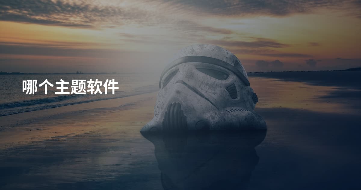 哪个主题软件