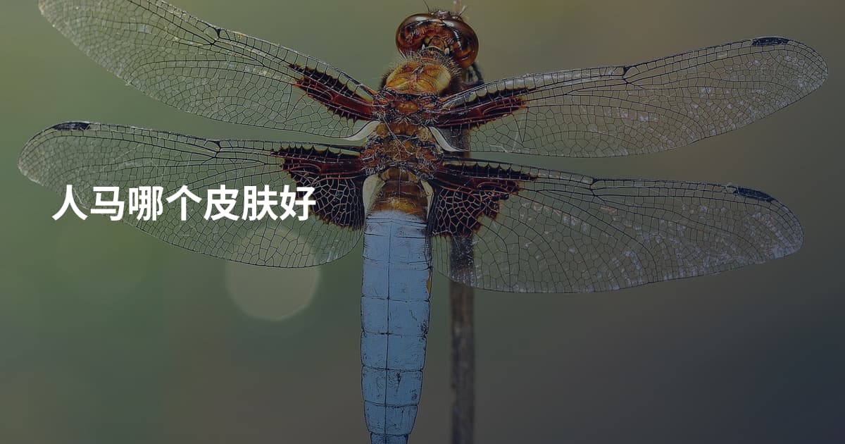 人马哪个皮肤好