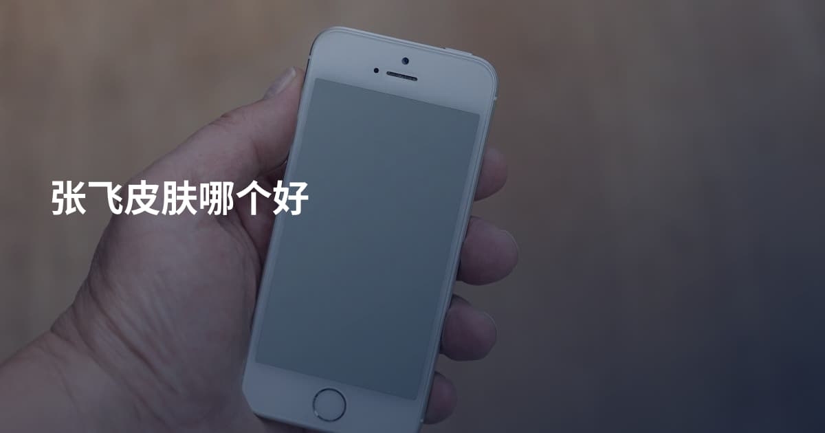 张飞皮肤哪个好